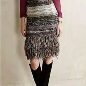 Anthropologie Cecilia Prado fringed skirt